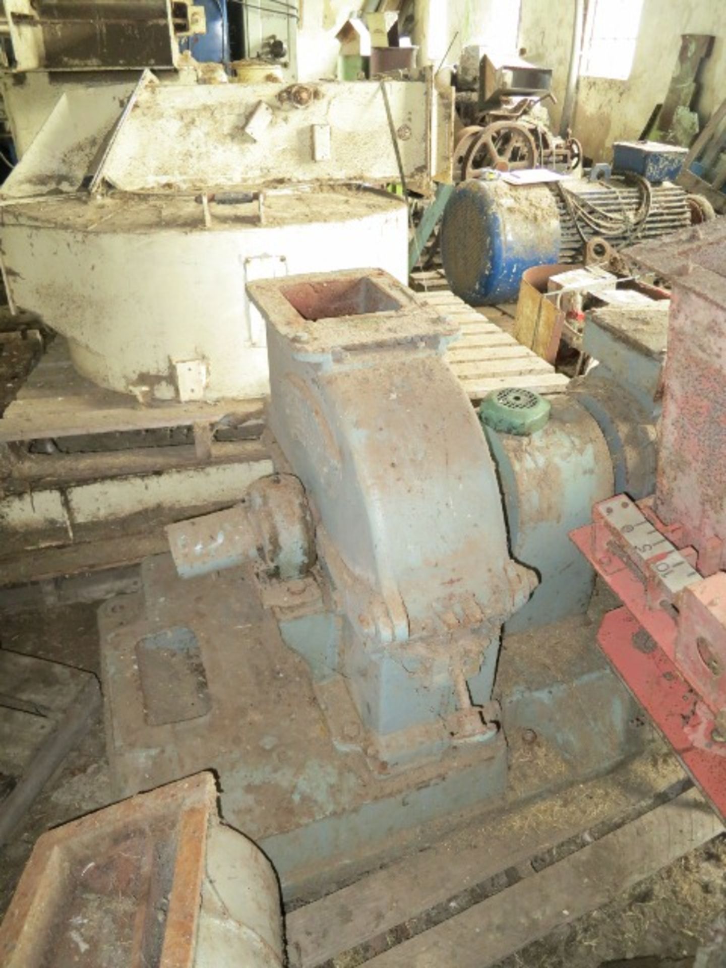 Hammer Mill - Christy & Norris B7/2 Hammermill, on base plate with a direct coupled 37 kW drive (