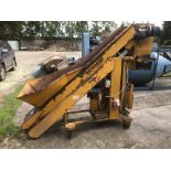 Bag Weigher - Walthambury T320/07 Bag Weigher, with bag clamp and inclined belt feeder with