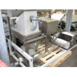 Weigher - Ward Bekker Digiway single channel linear weigher in stainless steel with control box.