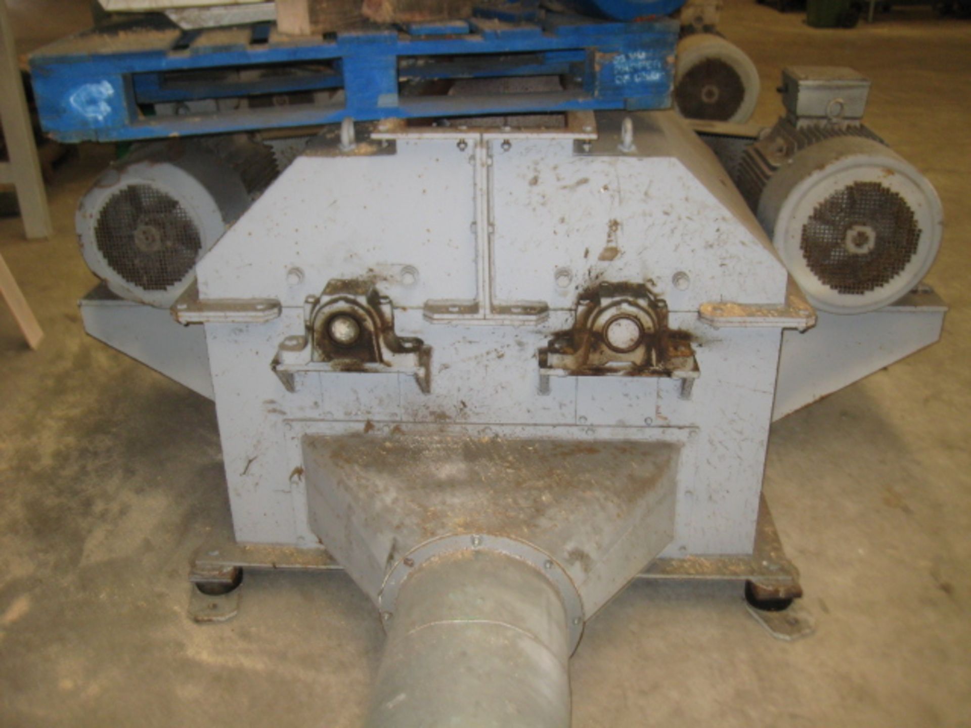 Hammer Mill - KVT model NZ.RS.Turbo 1000/1000 double rotor hammer mill with 2 x 30kw motors and