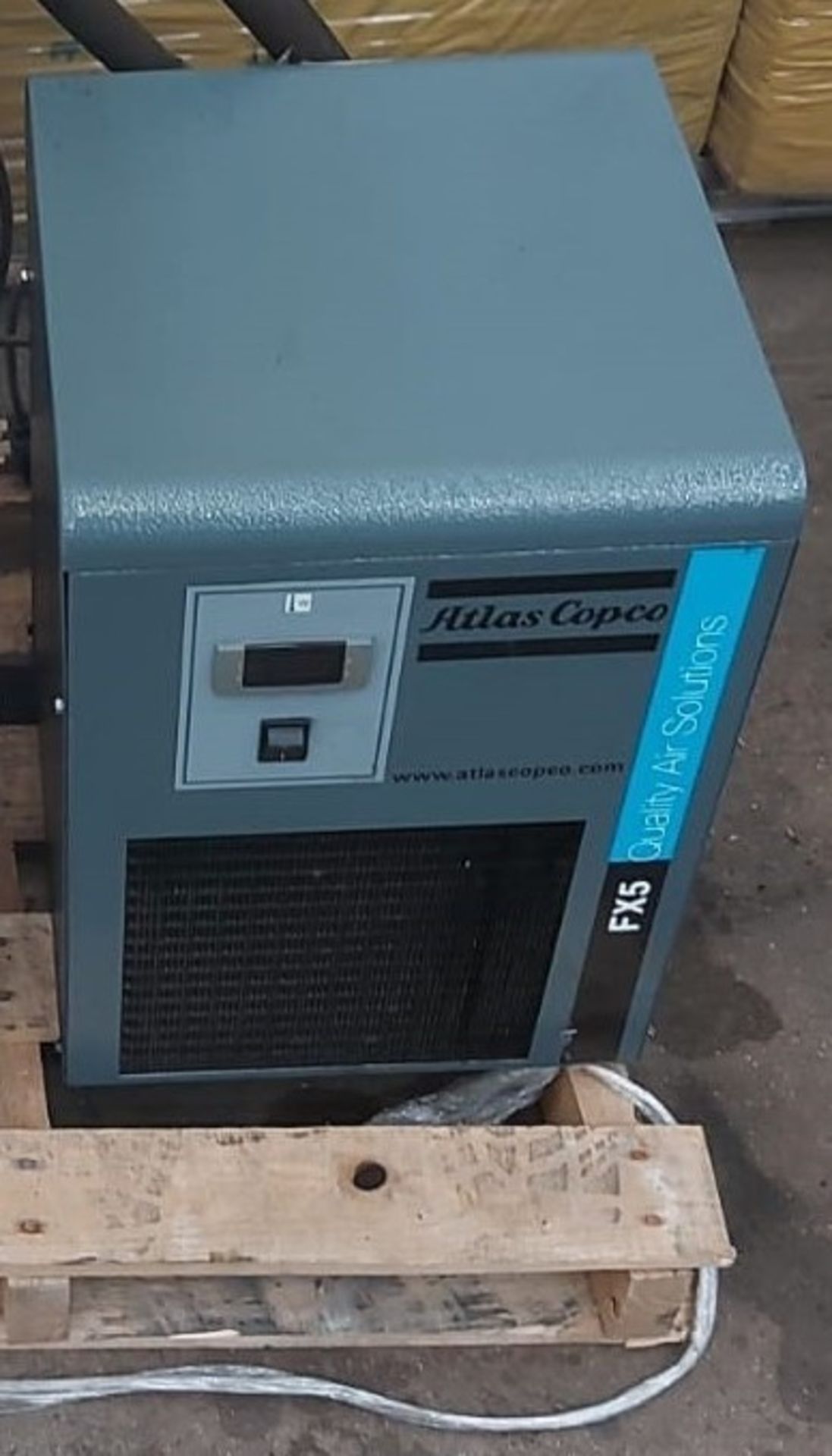 Air Dryer - Atlas Copco FX5 Refrigerant Air Dryer. Inlet capacity 74 cfm. Max working pressure 16