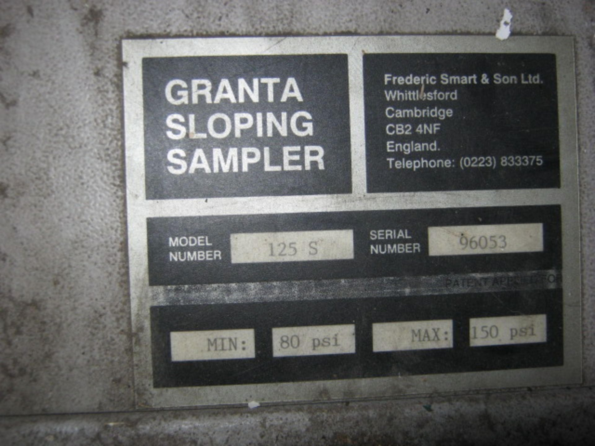 Sampling Unit - Granta In-Line Grain Sampler, with controls (UCPE 4783) Price - £850 Please read the - Bild 2 aus 2