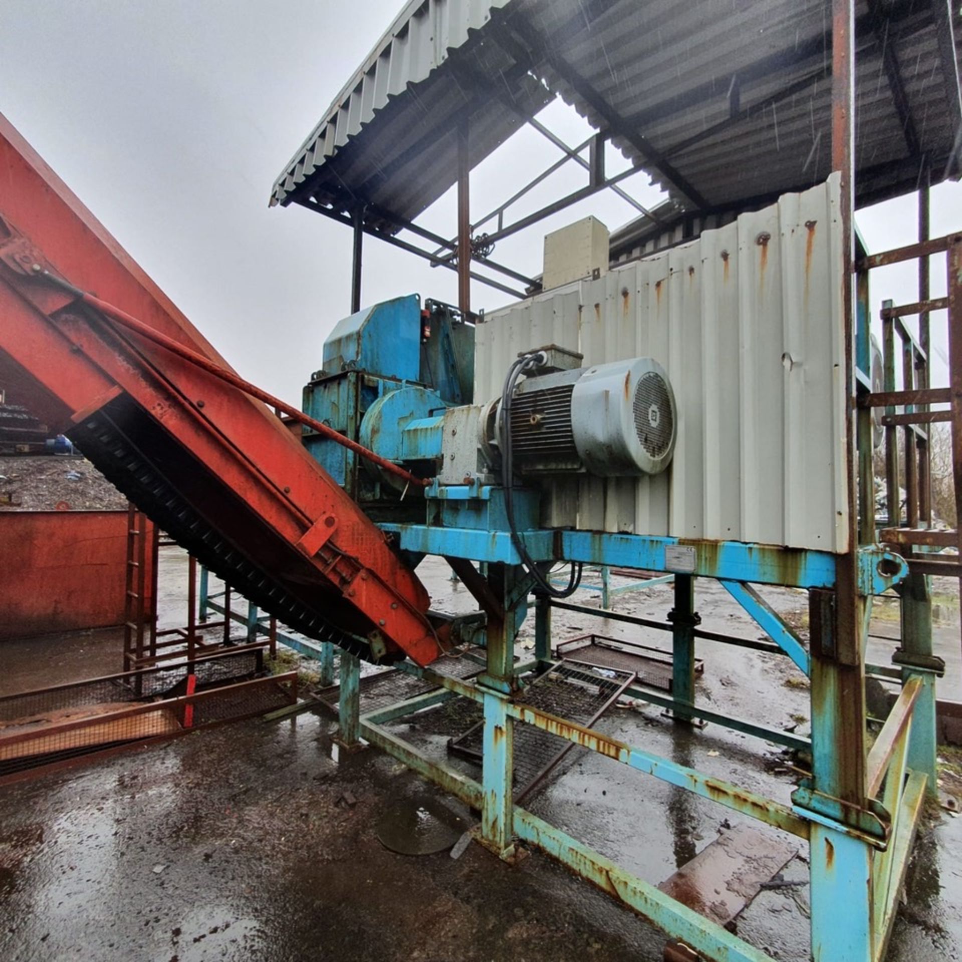 Wood Processing Shredder - Laimet Screw Type Wood Chipper, believed to be a model LS 280 built in - Bild 3 aus 4