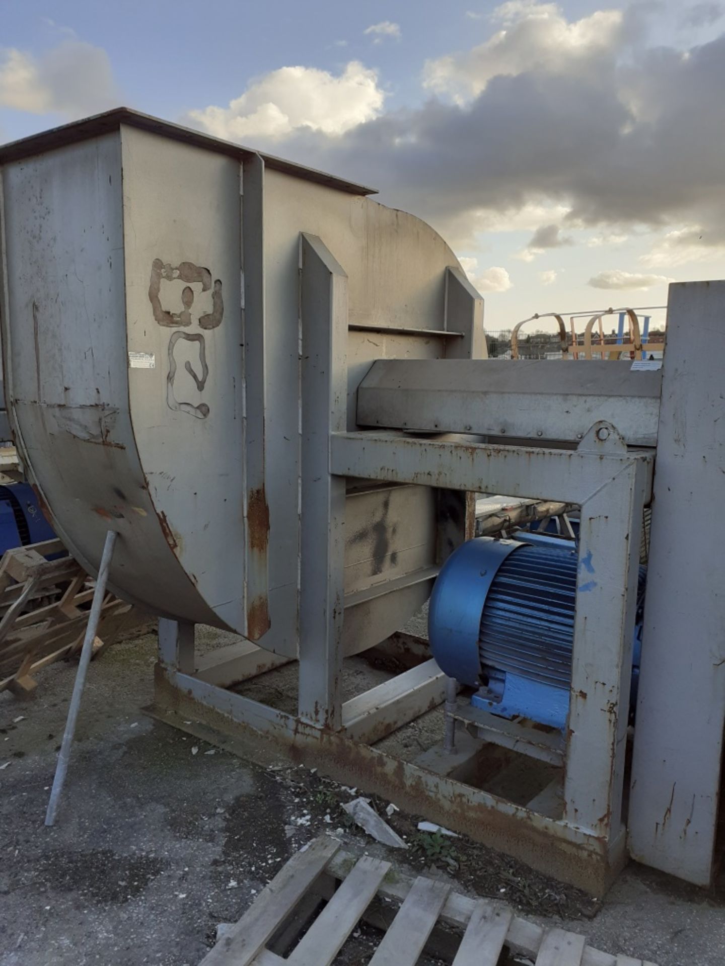 Centrifugal Fan - Jorgan Hansen centrifugal fan model DAT 1000-90/R with backward sloping blades. - Bild 3 aus 3