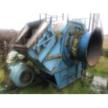 Centrifugal Fan - Centrifugal Fan, with 110kW vee belt drive, 1.1 metre dia. impellor and