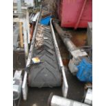 Belt - Chevron Belt Conveyor, 500mm wide x 13 metres long with drive. Body is 330mm deep and it