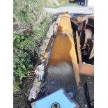 Srew Conveyor - 350mm diameter U trough screw conveyor 5.5 metres long with 10mm thick flights and