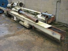 U Trough Screw - U trough screw conveyor 250mm diameter x 12 metres long (UCPE 6273) Price - £3000