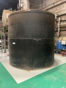 Ian Flockton GRP/Plastic Sheeted Water Tank, approx. 3.5m dia. x 3.3m deep Please read the following