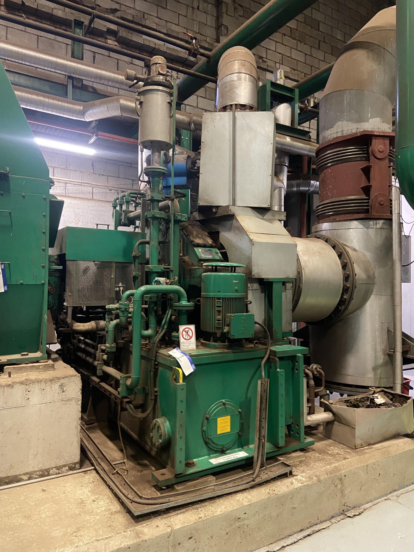 Siemens TWIN-CA36 STEAM TURBINE, serial no. 4.736.023, year of manufacture 2008, output 3119kW (