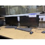 Flat Screen Monitors & Computer Equipment, throughout Control Room (Take out & loading charge - £20