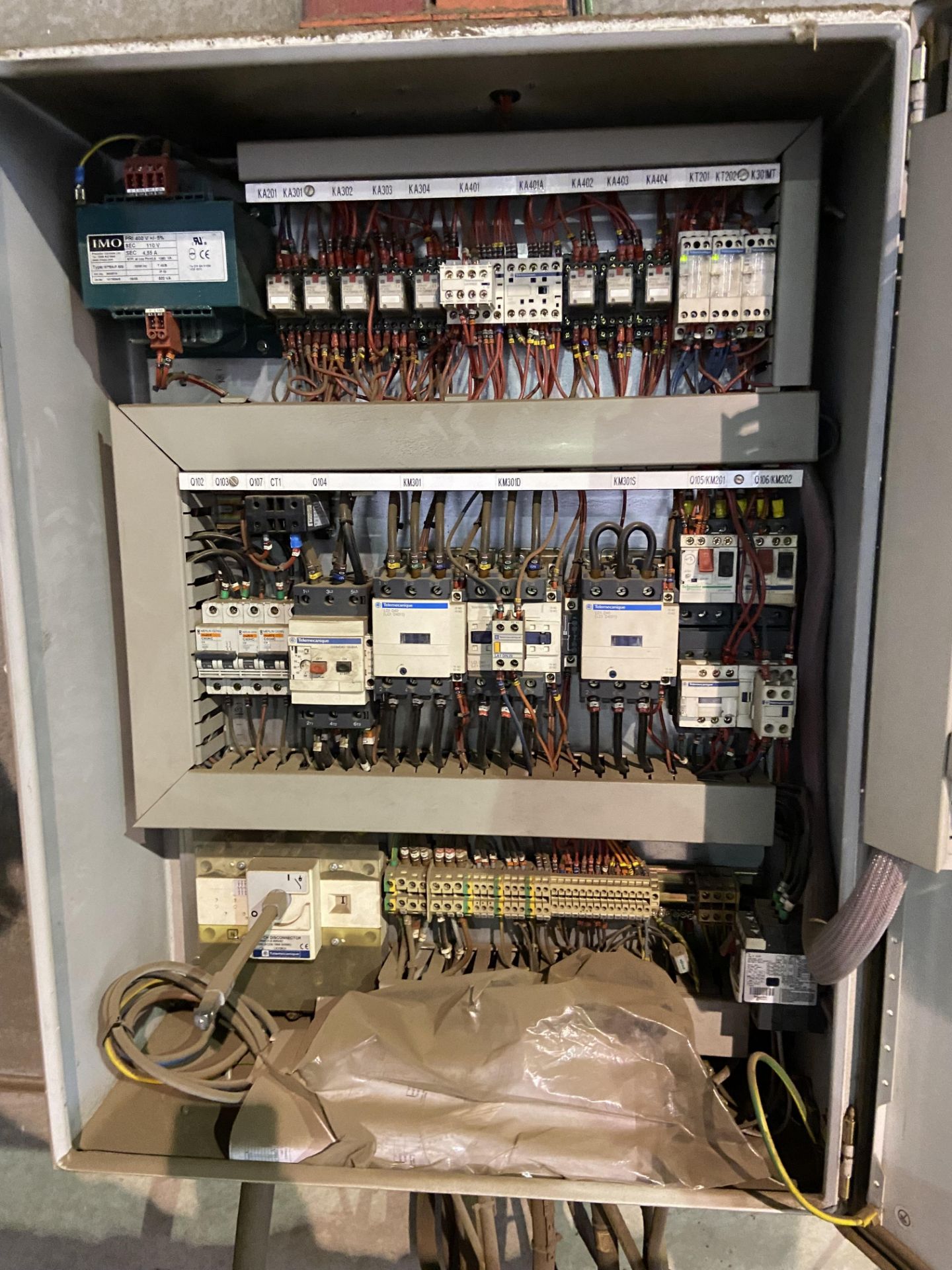 Single Door Steel Control Panel (Take out & loading charge - £50  + VAT) (please note this lot is - Image 2 of 2