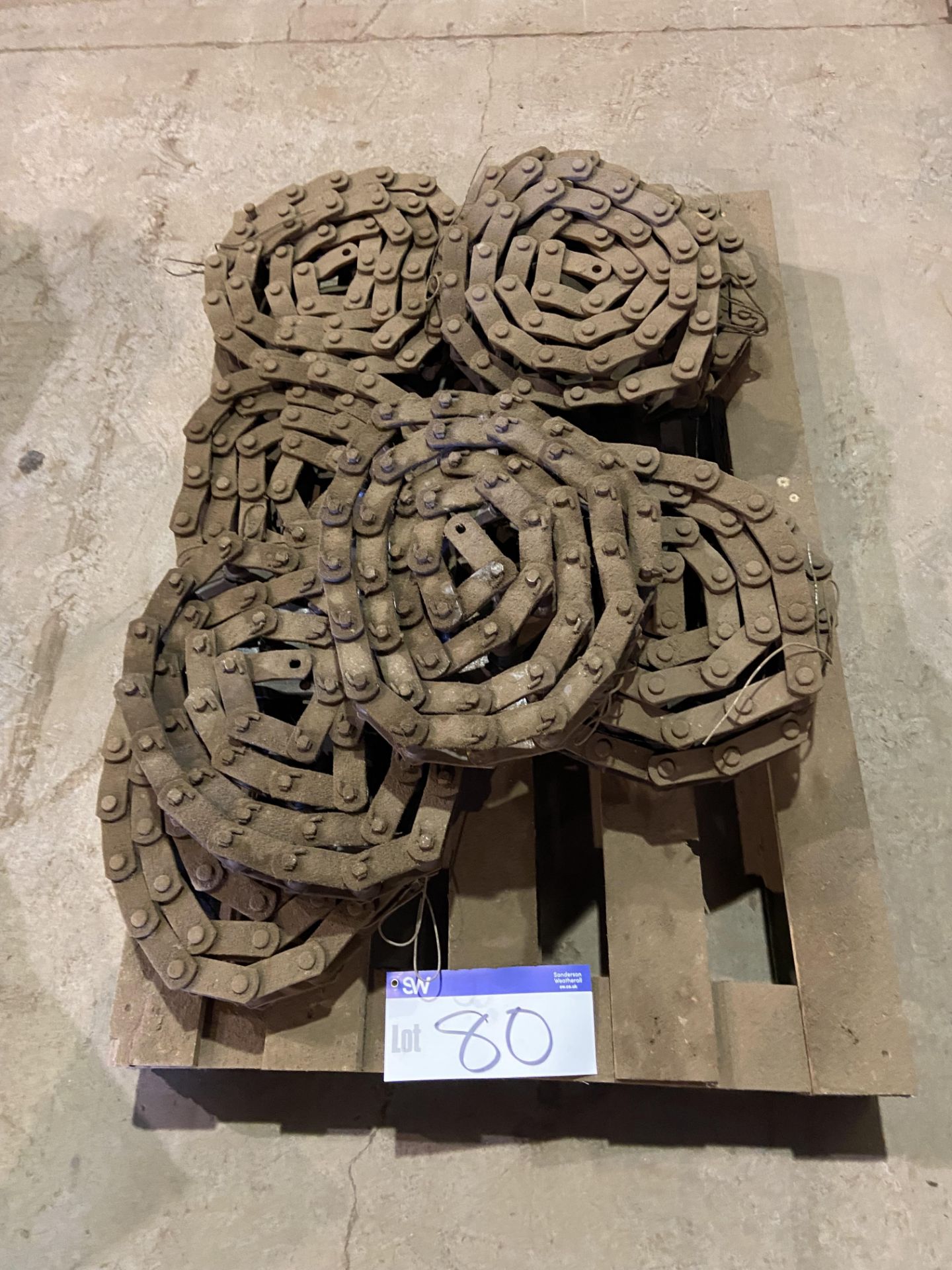 Ash Drag Link Conveyor Chain, on pallet (please note this lot is part of combination lot 101) Please