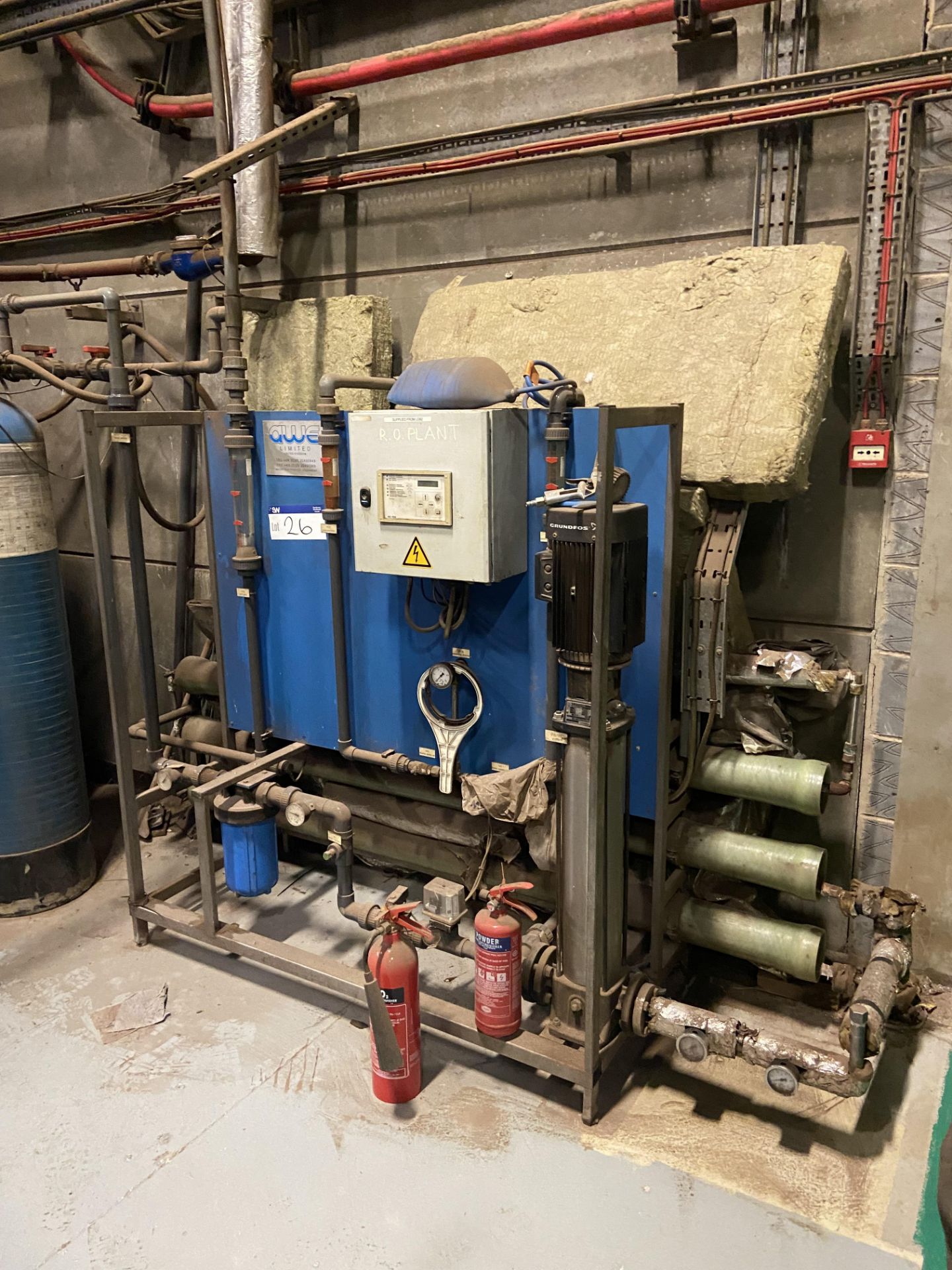 AWE UO2000 ND Reverse Osmosis Plant, production no. 805703-1, year of production 2008, 3kW, 2000 l/h