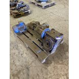 Assorted Electric Motors & Gear Units, on pallet (Take out & loading charge - £10  + VAT) (please