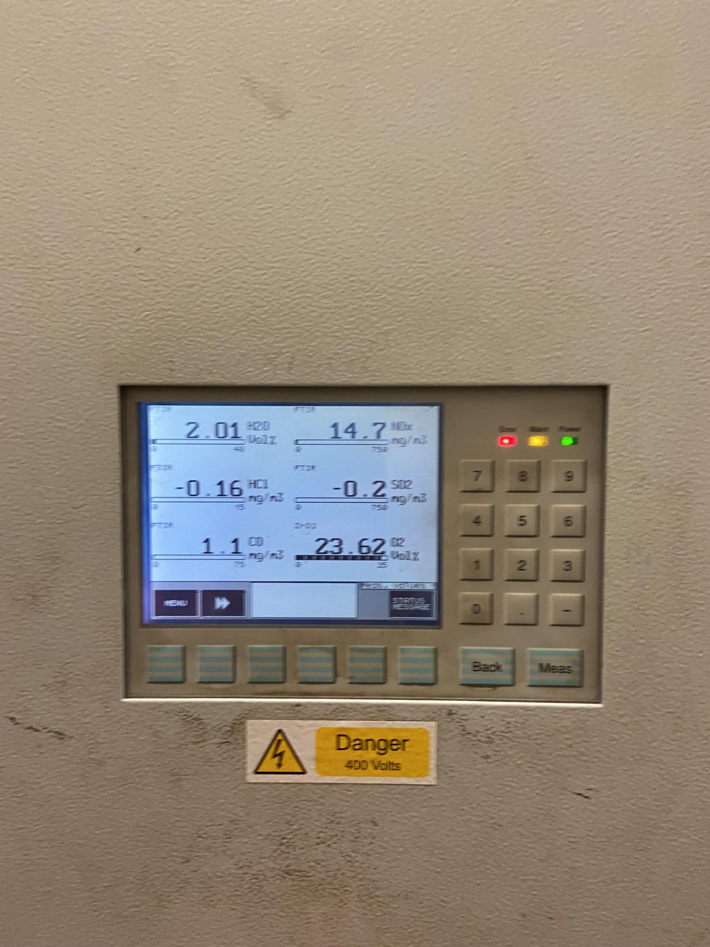 ABB ACF-NT Stack Monitoring System Cabinet, with sensors fitted on chimney stack Please read the - Image 2 of 7