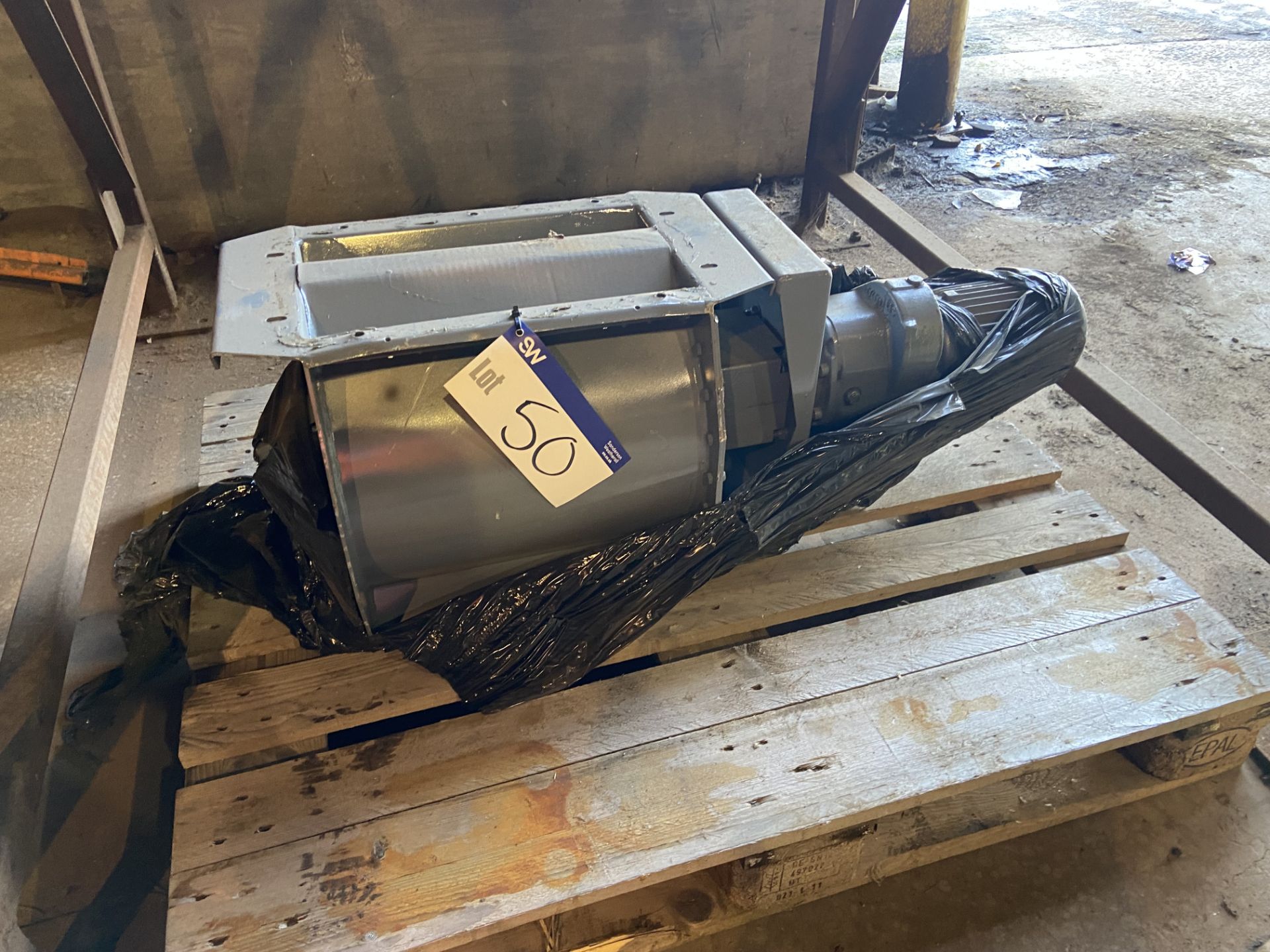 Geared Motor Driven Rotary Air (understood to be unused), with intake approx. 400mm x 220mm (