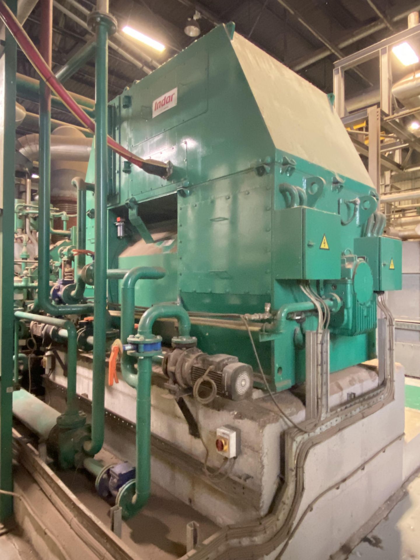 Indar BZKL-630-L/4 3750kVA AC GENERATOR, serial no. 70001147, year of manufacture 2009, 1500rpm, - Bild 3 aus 5