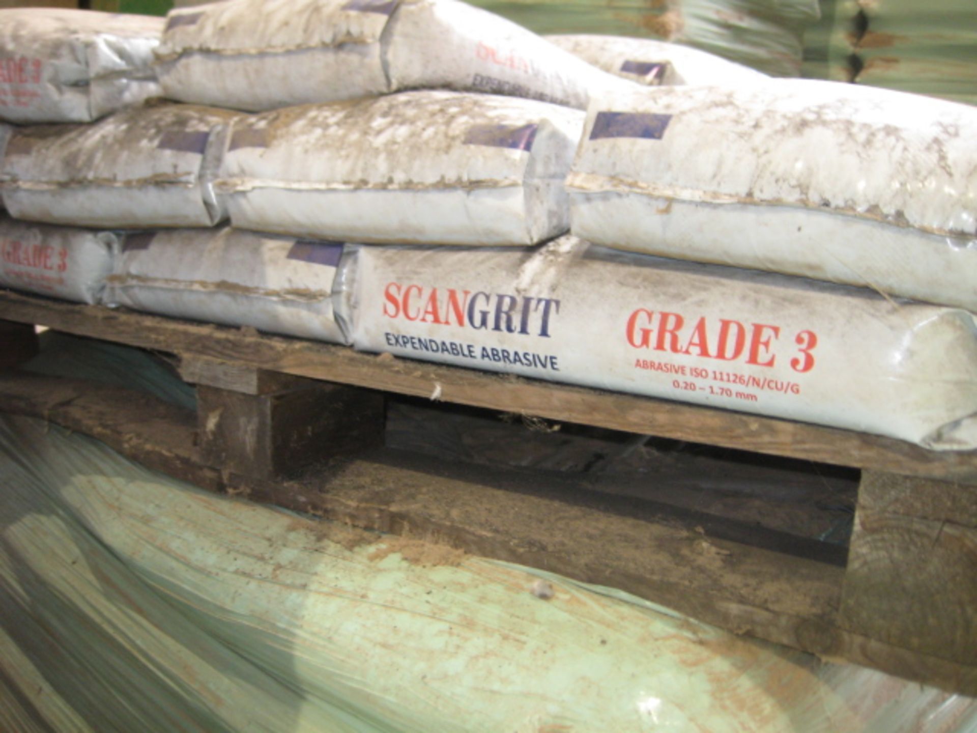 Ten 15kg Bags of Scangrit Grade 3 Expendible Abrasive (used for grit blasting). Lot located in - Image 2 of 2