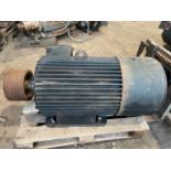 Foot Mounted TEFC Motor, 110kW 1475rpm. Lot located in Lincoln, Lincolnshire Please read the