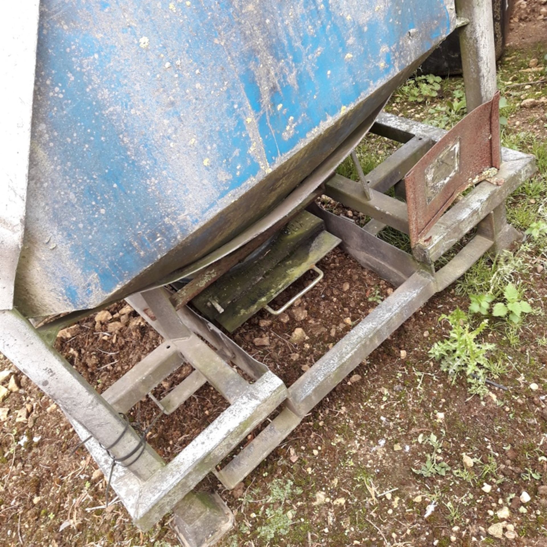 Five Steel Framed Tote Bins, with plastic inner case, approx. 1.2m x 1.2m2. Thought to be PD - Image 8 of 8