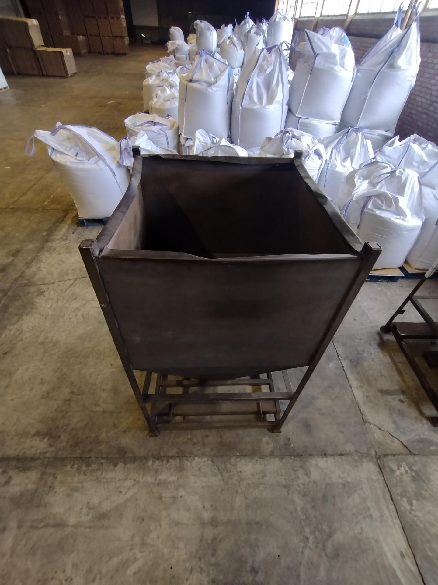 TEN HOPPER BOTTOMED TOTE BINS, approx. 1285mm x 1285mm x 1950mm. Lot located Bretherton, Lancashire. - Bild 3 aus 3