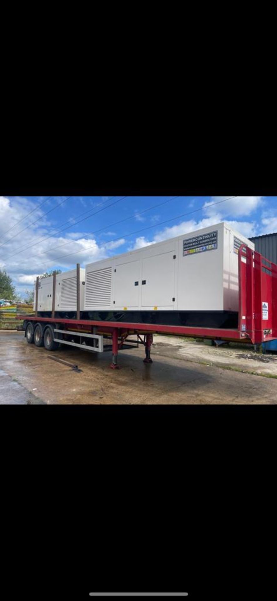 Two Diesel Powered Three Phase Electric Generators with Scania Marine V8 Engines (2018), 1 x 715