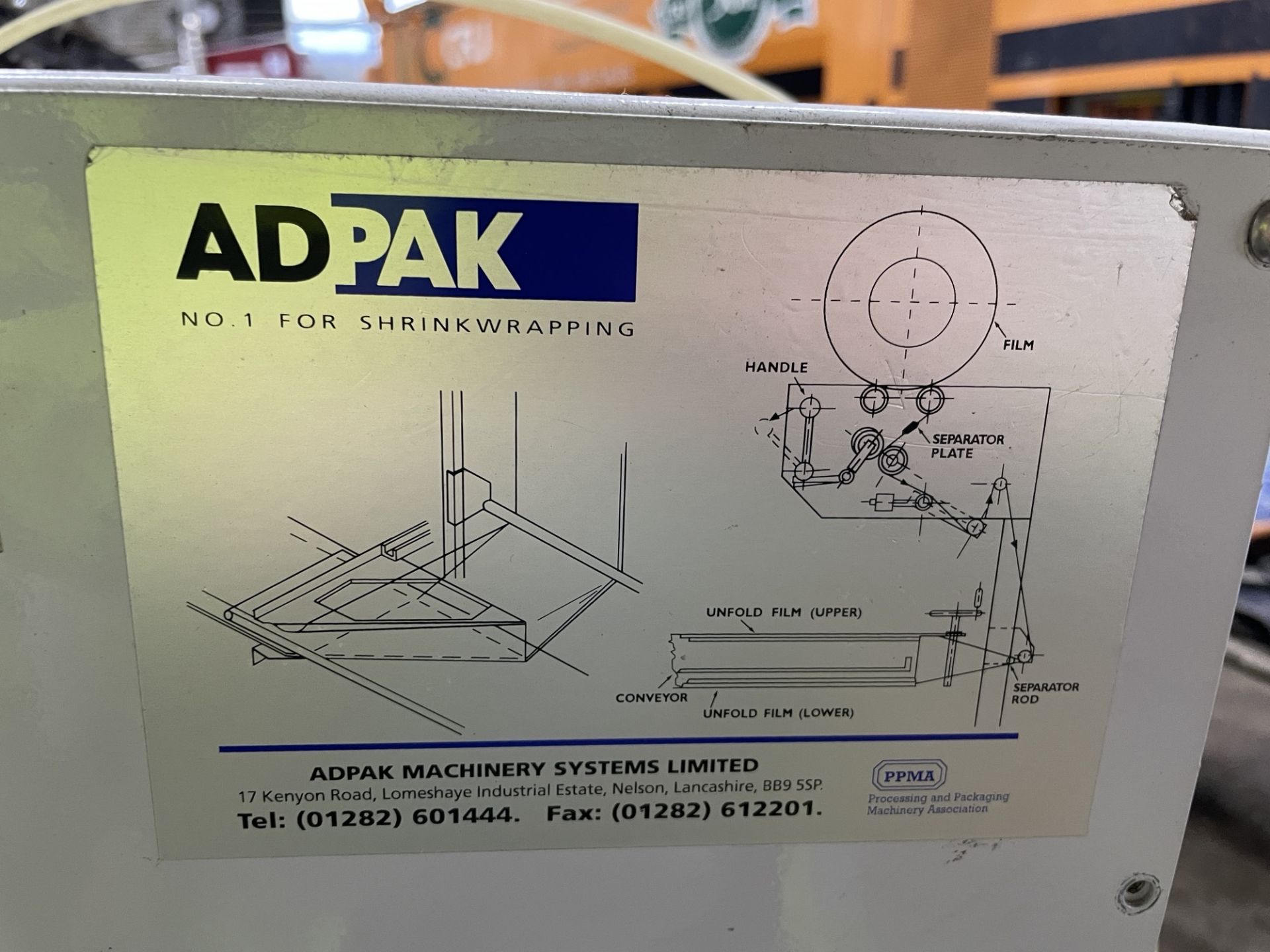 Adpak EFK 250 HS L Sealer, serial no. 4973, 13amp, 240V, loading free of charge - yes, lot located - Image 9 of 9