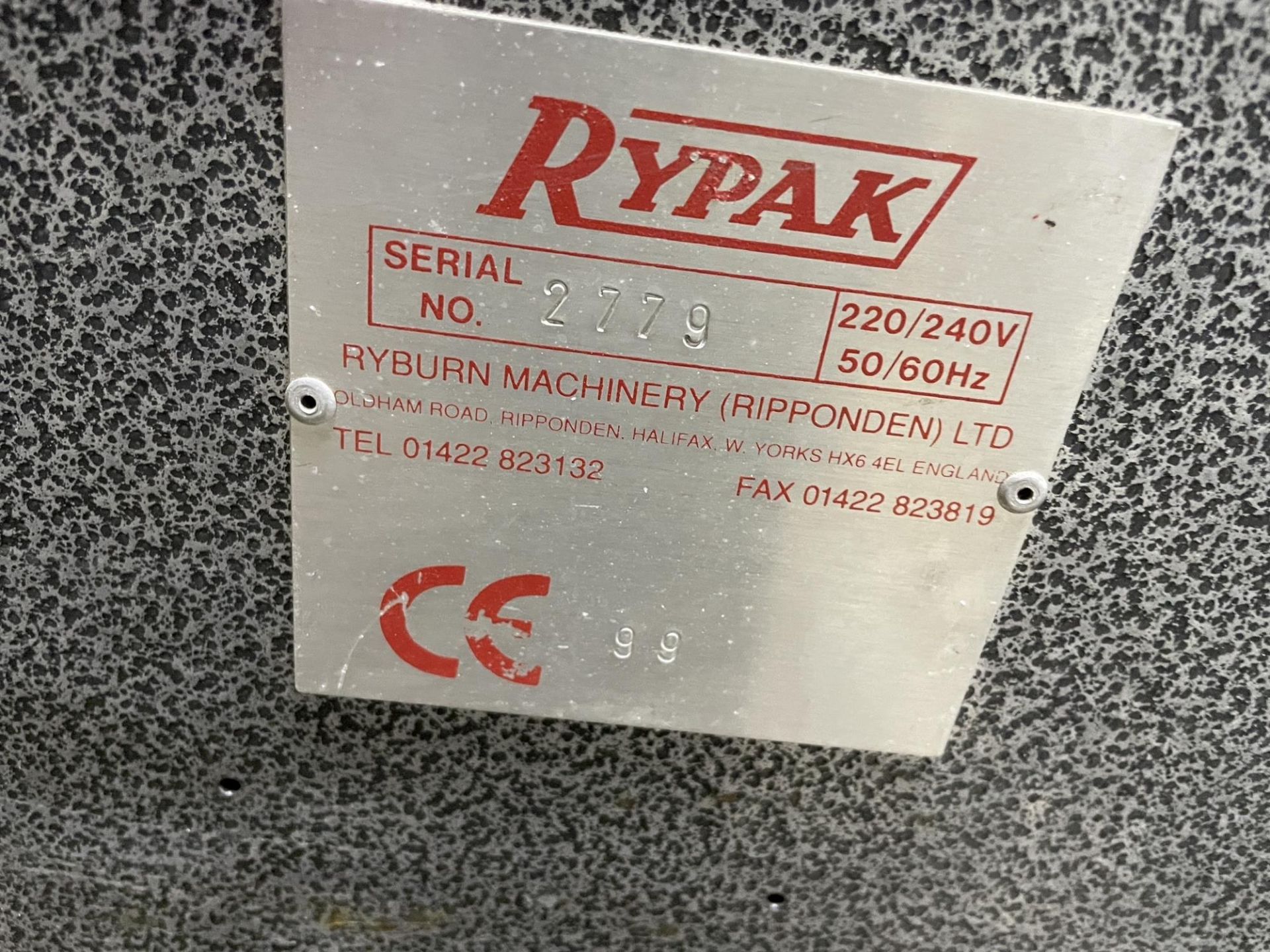 Rypak Sealer, serial no. 2779, 240V, loading free of charge - yes, lot located in Accrington, - Bild 5 aus 5