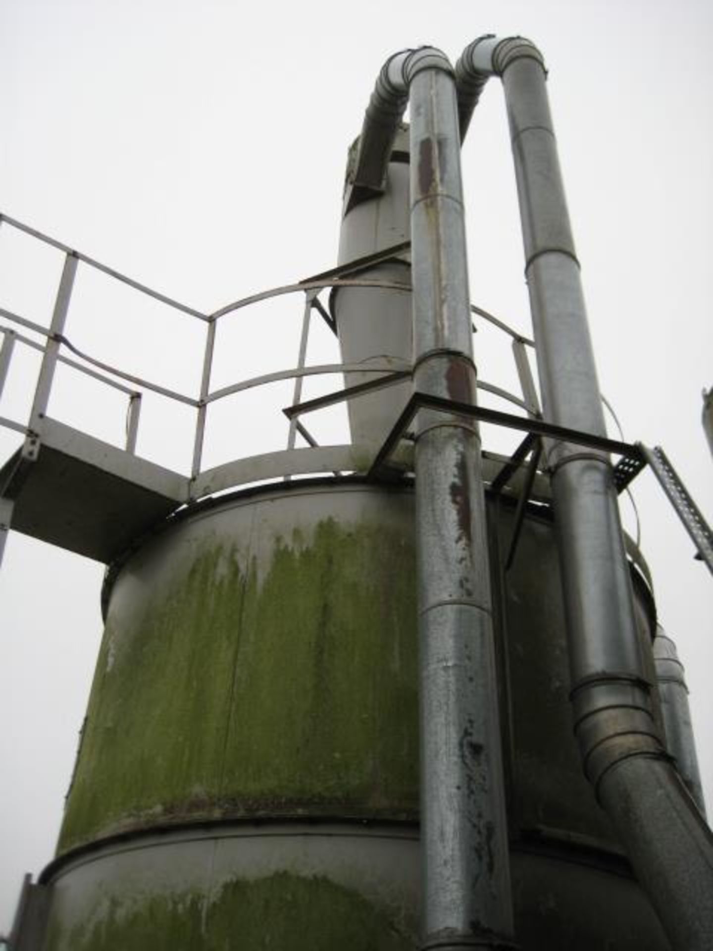 Complete Rotary Drum Drying Plant, comprising single pass drum, approx. 1.5m dia.x 8.5 metres - Image 3 of 10