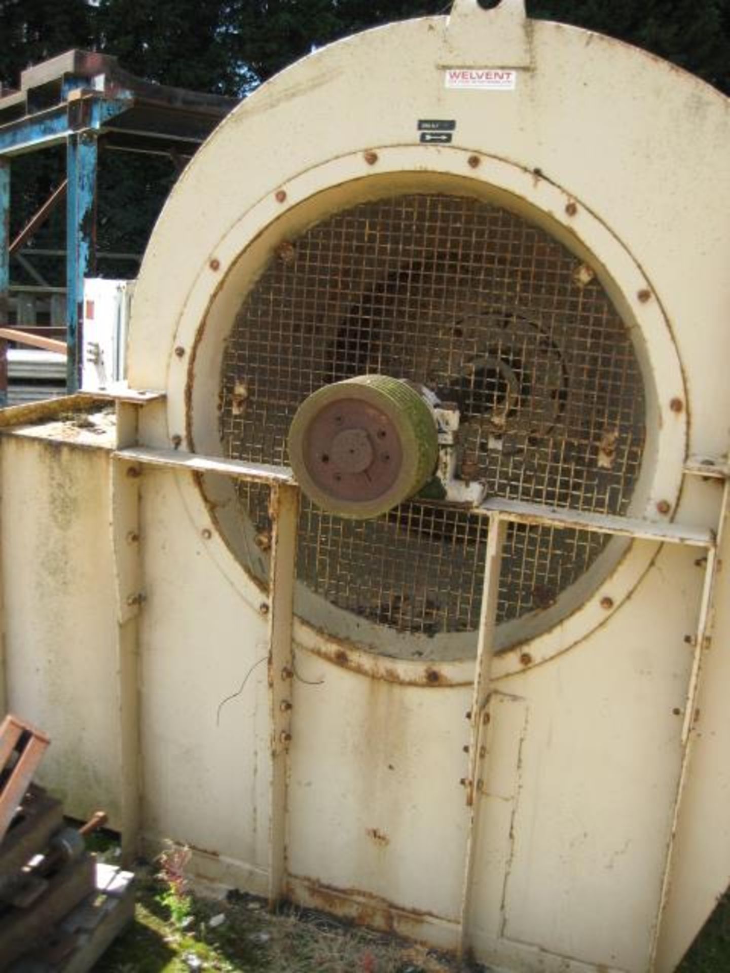 Welvent Centrifugal Fan, with backward lamina blades and air inlets on both sides, belt driven but - Image 2 of 4