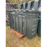 Titan ES 1000B 1000 litre cap. Bunded Plastic Fuel Storage Tank, approx. 2.14m x 695mm x 1.5m