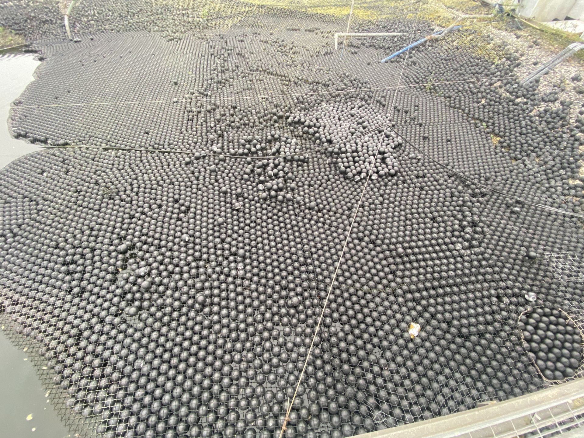 Quantity of Approx. 18,000 Evaporation Shade Balls. Lot located Bretherton, Lancashire. Lot loaded