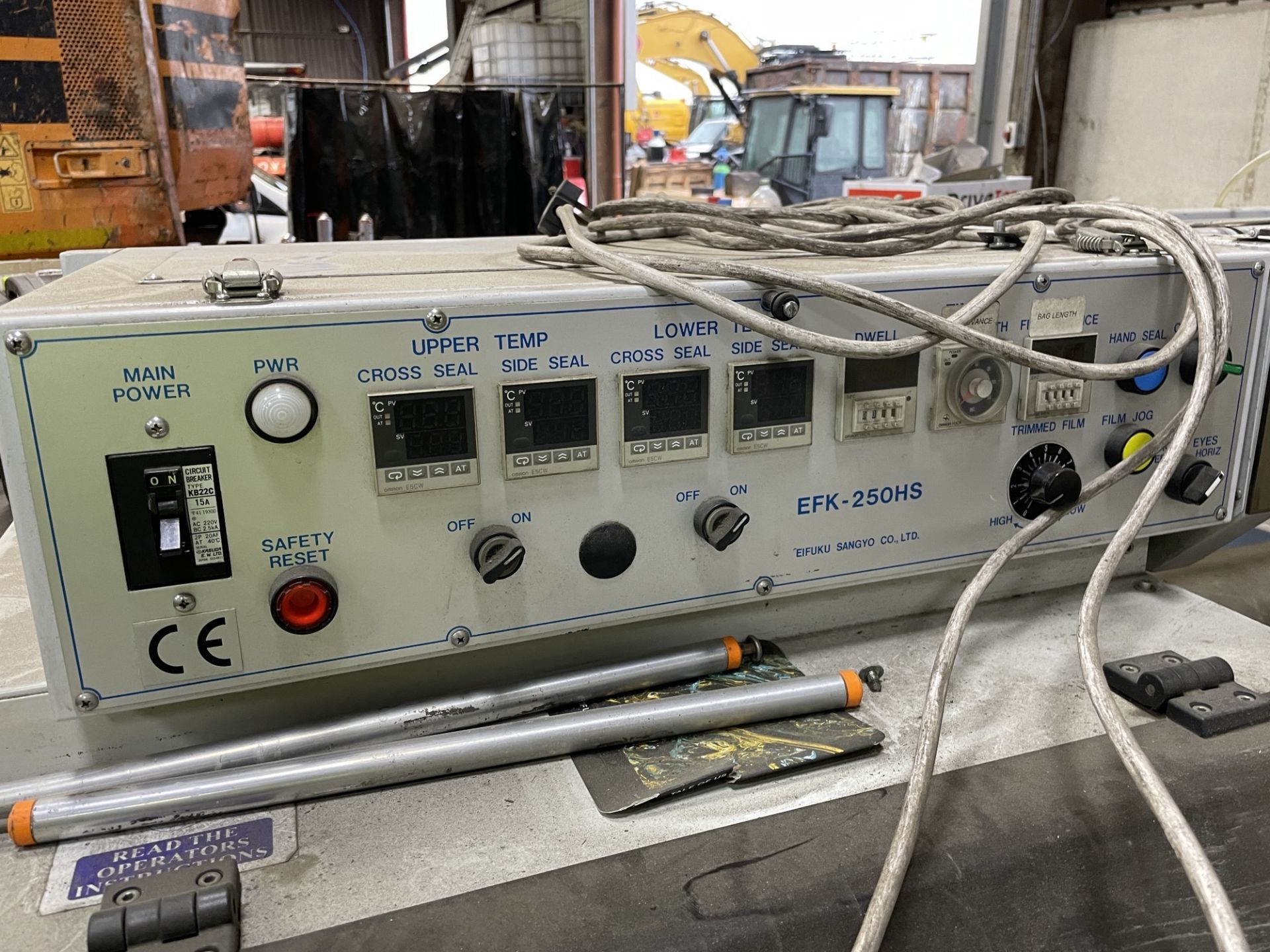 Adpak EFK 250 HS L Sealer, serial no. 4973, 13amp, 240V, loading free of charge - yes, lot located - Bild 4 aus 9
