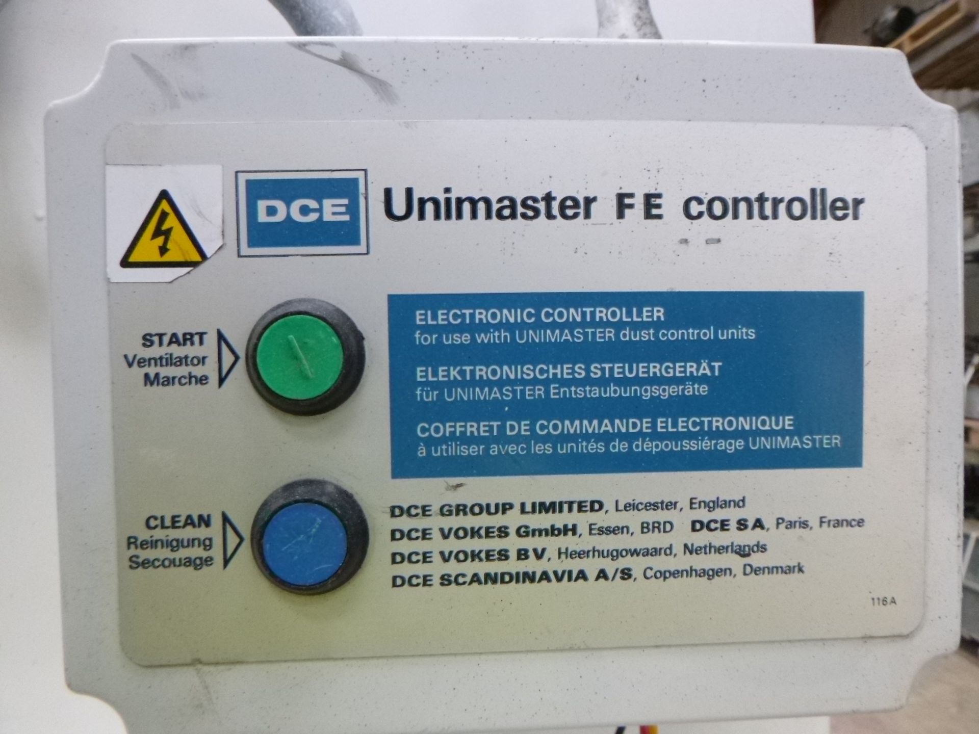 DCE UMA 154 G5 Dust Collector (vendors comments - Inspected, tested and in working condition). Lot - Image 7 of 7