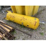Vertical Welded Steel Air Receiver, approx. 1.9m high. Lot located Bretherton, Lancashire. Lot