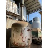 Gestra Mild Steel Cylindrical Pressure Vessel, on legs, serial no. 11521 FFC P/O RMD 212328, year of