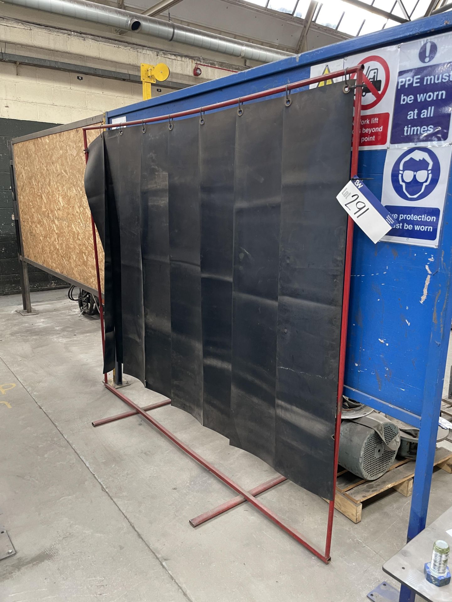 Welding Screen, approx. 2.2m wide Please read the following important notes:- ***Overseas buyers -