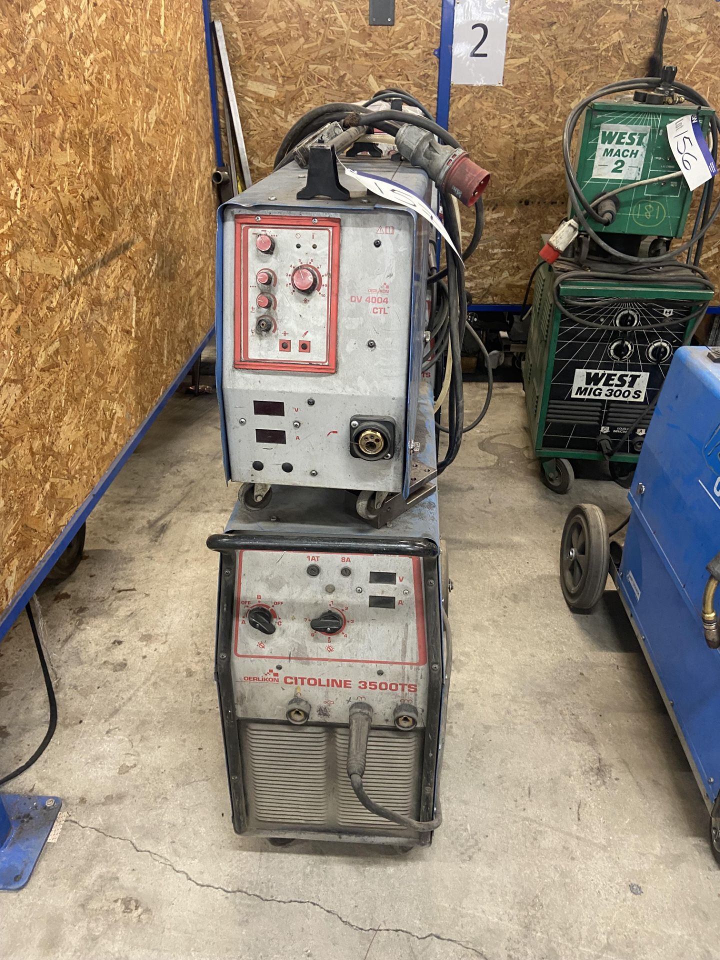 Oerlikon Citoline 3500TS Mig Welding Set, serial no. 216/4848841, with DV4004 CTL wire feed unit - Image 2 of 4