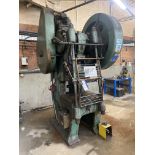 Butterley 100T POWER PRESS, serial no. 90214, platen approx. 800mm x 650mm Please read the following