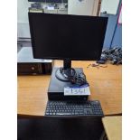 HP Elitedesk Core i7 Desktop PC, Monitor, Keyboard and Mouse (Hard Drive Removed) Please read the