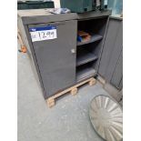 Two Door Metal Cupboard Please read the following important notes:- ***Overseas buyers - All lots