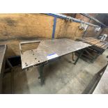 Steel Bench, approx. 2.1m x 800mm Please read the following important notes:- ***Overseas buyers -
