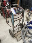 Steel Twin Bottle Cutting Trolley, with cutting tool, hoses and gauges Please read the following