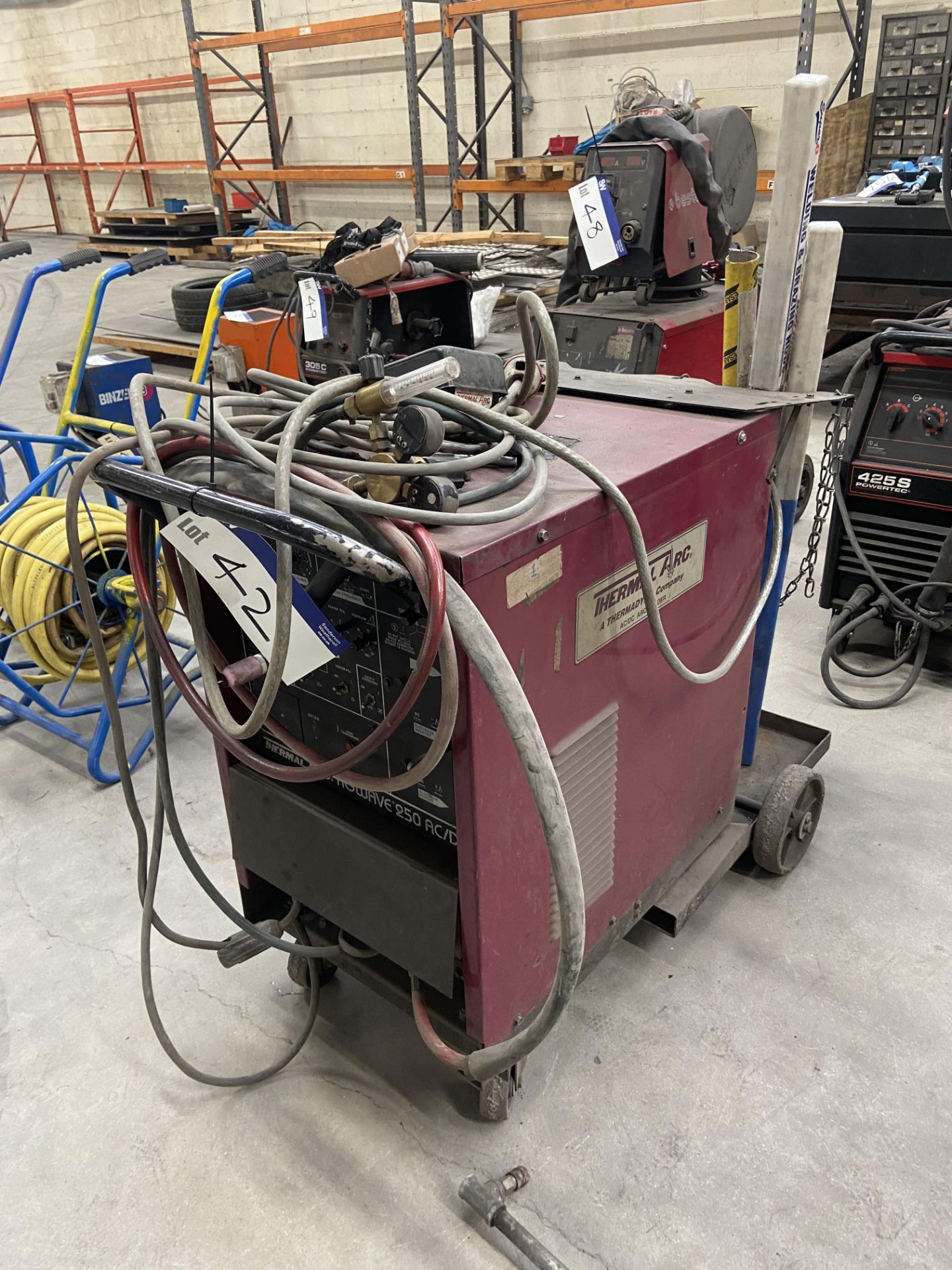 Thermal Arc Tig Wave 250 AC/DC Tig Welding Unit, serial no. 310A/32.4V Please read the following - Image 3 of 5