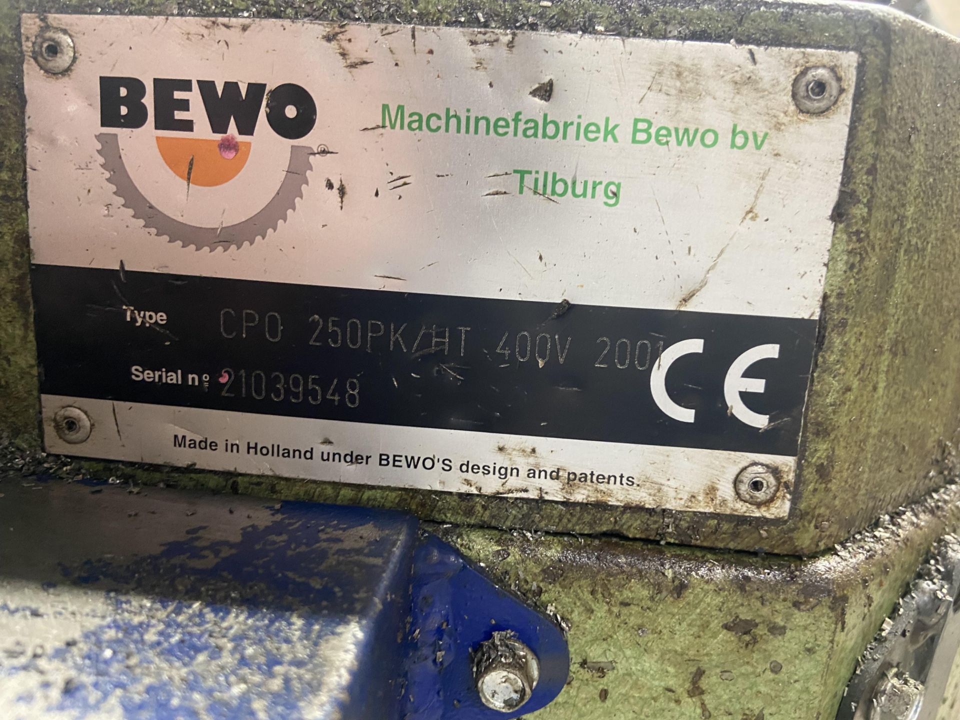 Bewo CP0 250PK/HT Cold Saw, serial no. 21039548 Please read the following important notes:- *** - Image 3 of 5