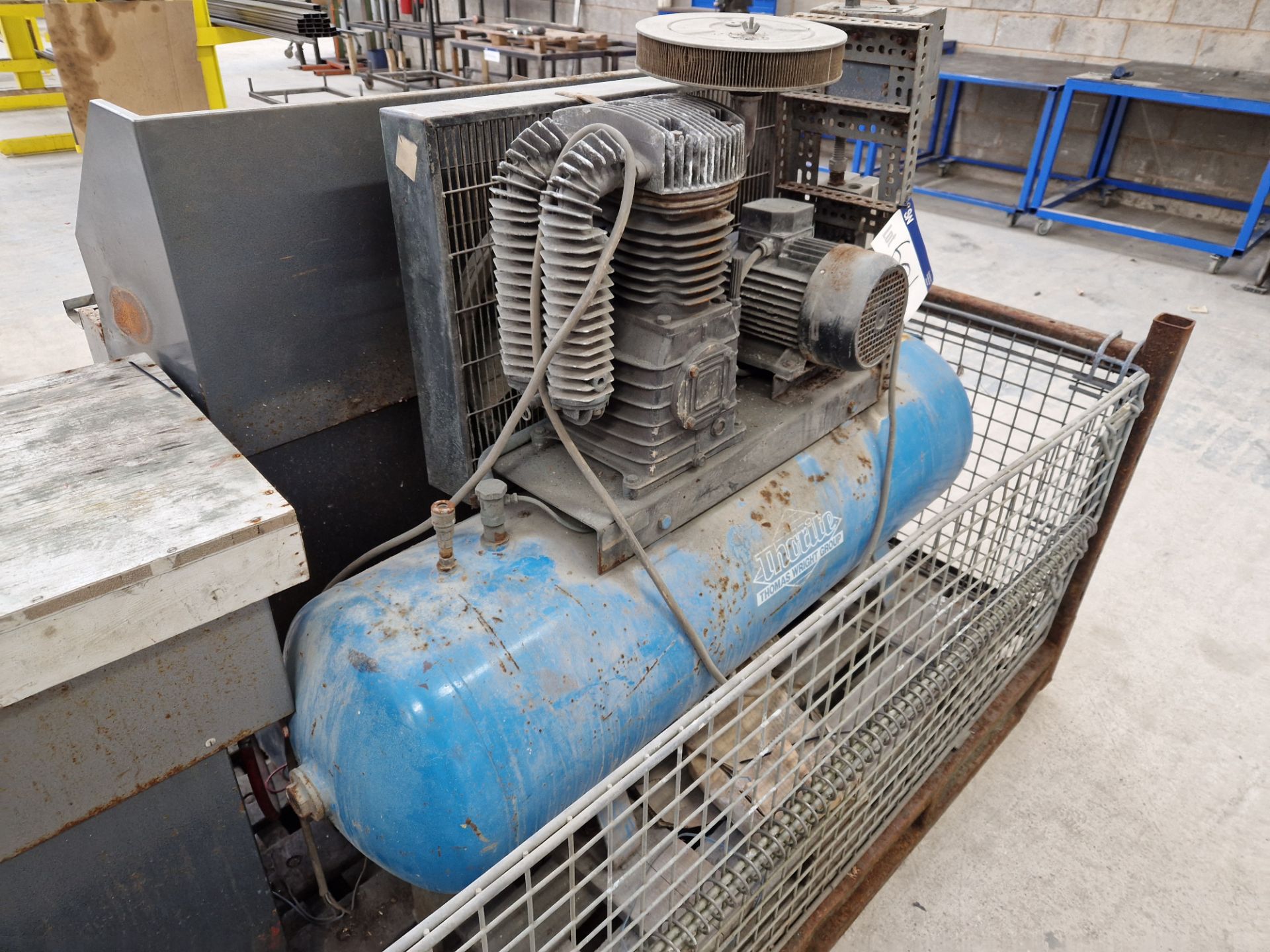 Thorite 200Ltr Welded Air Receiver (Condition Unknown) Please read the following important - Image 3 of 4