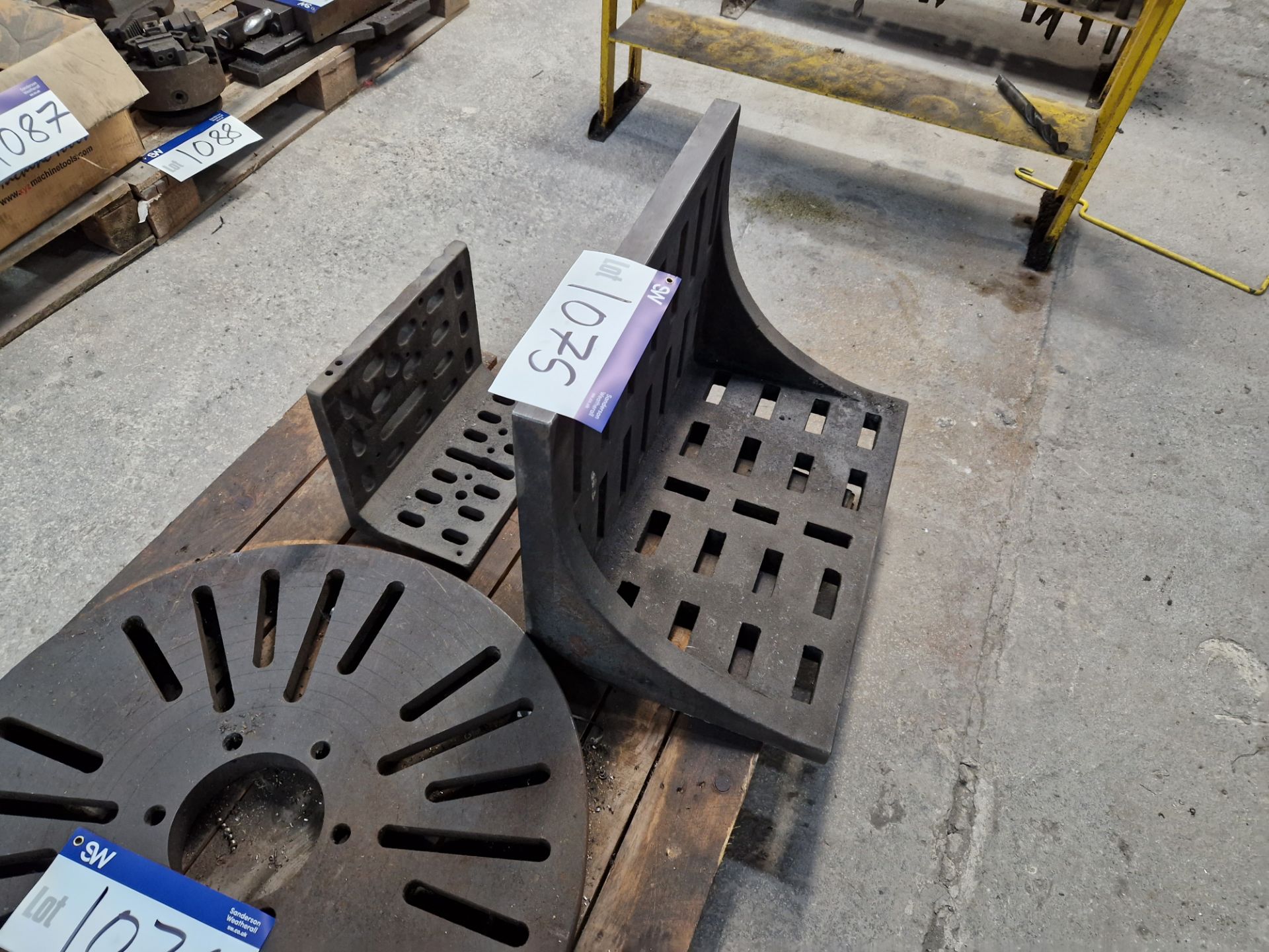 Two Steel Machine Angle Plates Please read the following important notes:- ***Overseas buyers - - Image 2 of 2