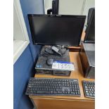 HP Compaq Core i3 Desktop PC, Monitor, Keyboard and Mouse (Hard Drive Removed) Please read the