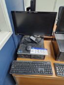 HP Compaq Core i3 Desktop PC, Monitor, Keyboard and Mouse (Hard Drive Removed) Please read the